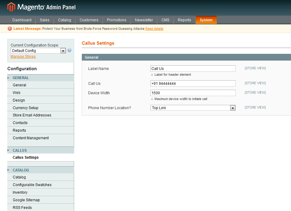 Magento Click to Call Extensions 1.0.0 - Image 4