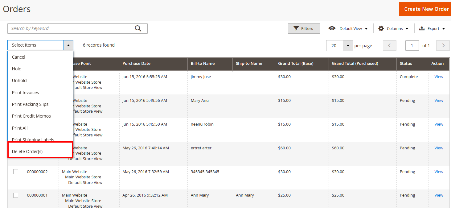Magento Delete Orders - Image 4