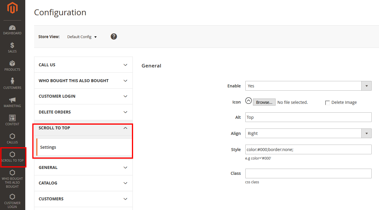 Magento Scroll To Top Extension - Image 2