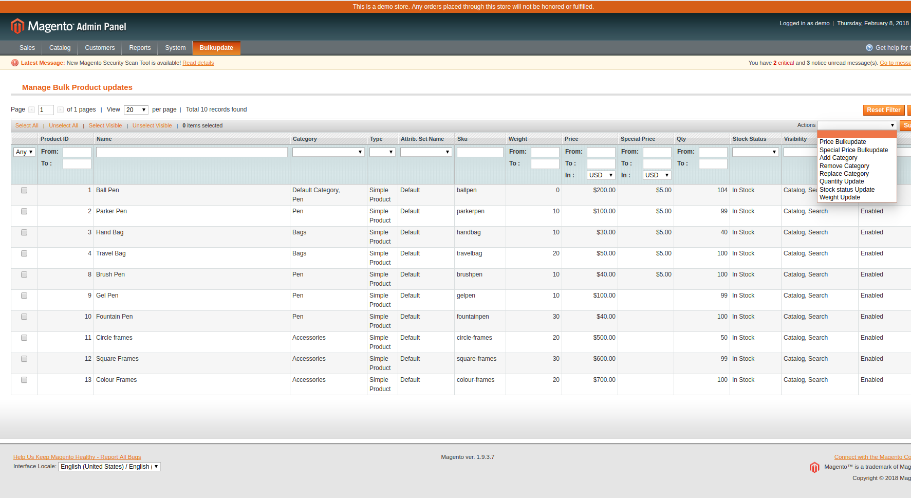 Magento Bulk Update - 1.0.0 - Image 4