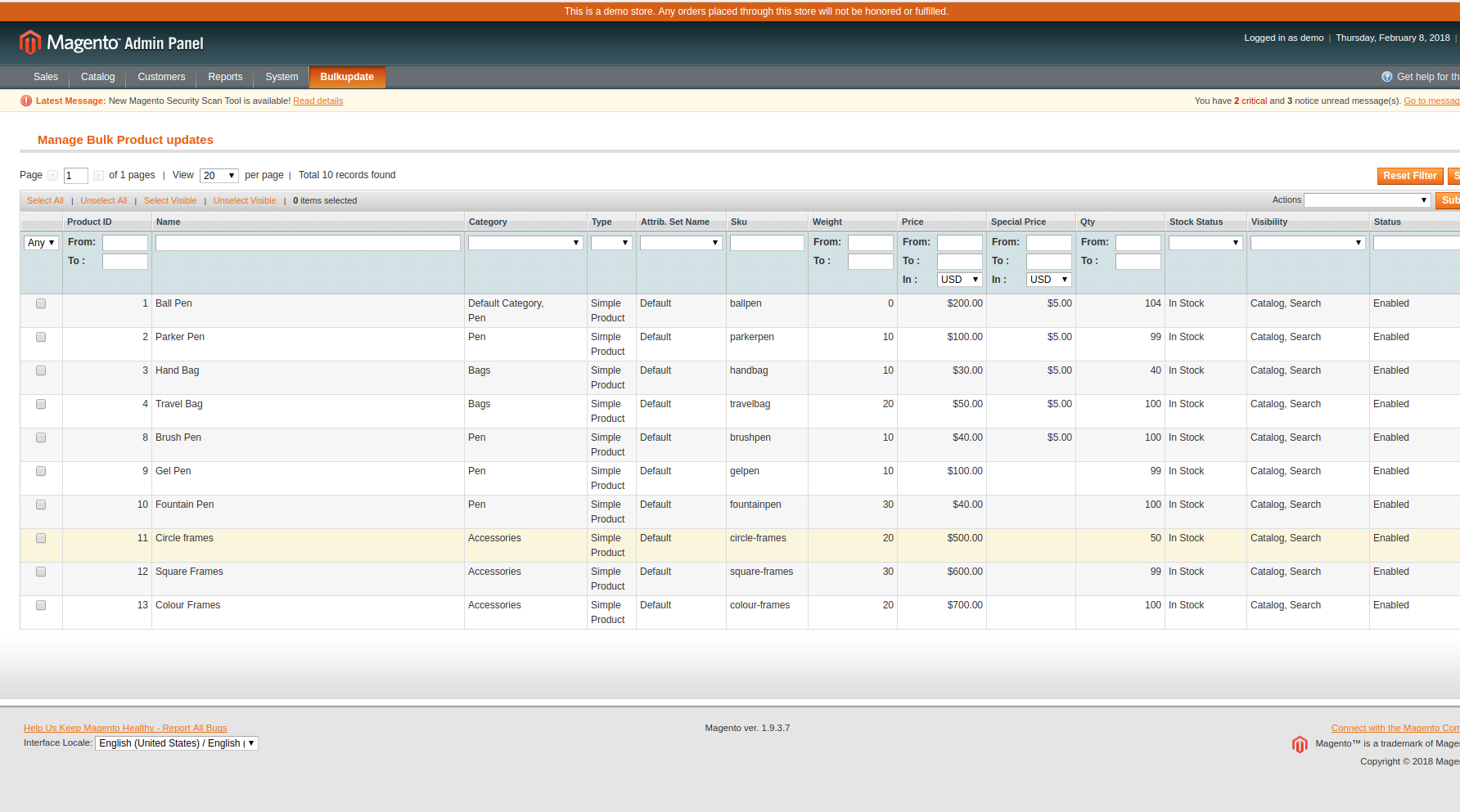 Magento Bulk Update - 1.0.0 - Image 2