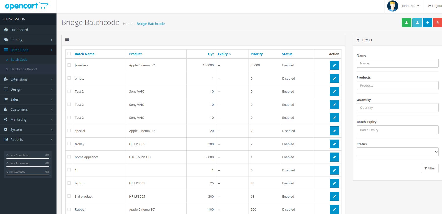 OpenCart Batch Code - Image 5